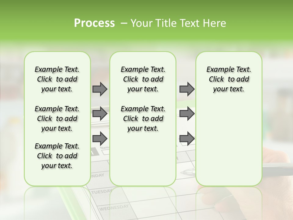 White Background Women Close Up PowerPoint Template