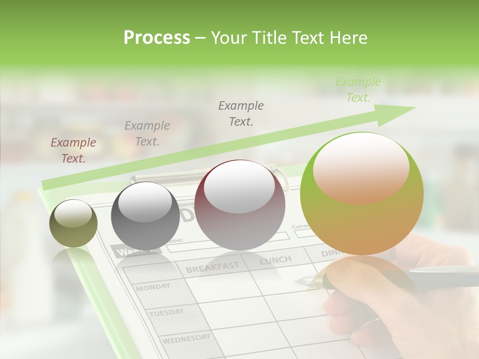 White Background Women Close Up PowerPoint Template