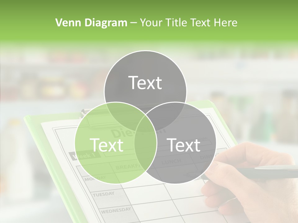 White Background Women Close Up PowerPoint Template