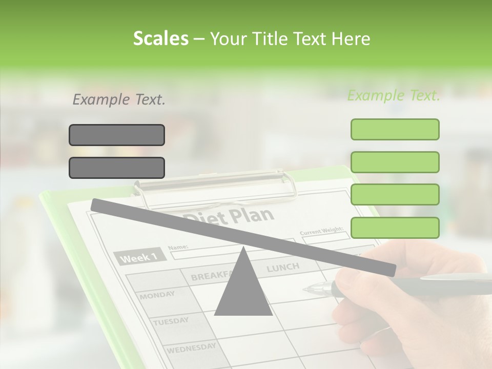 White Background Women Close Up PowerPoint Template