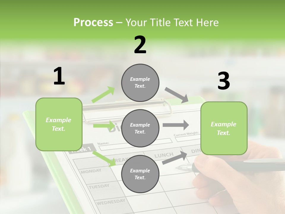 White Background Women Close Up PowerPoint Template