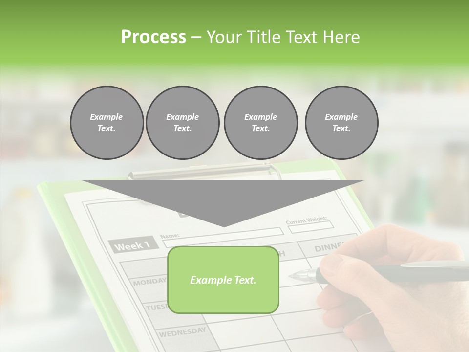 White Background Women Close Up PowerPoint Template