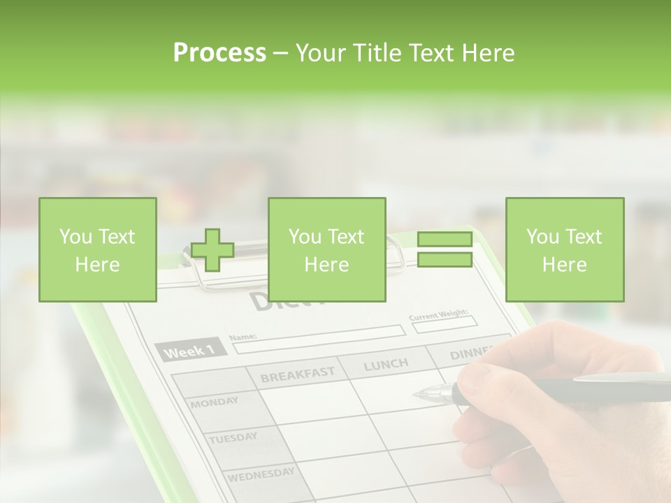 White Background Women Close Up PowerPoint Template