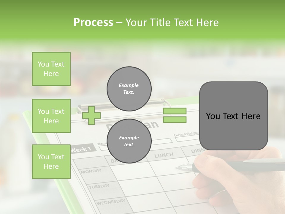 White Background Women Close Up PowerPoint Template