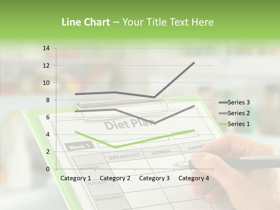 White Background Women Close Up PowerPoint Template