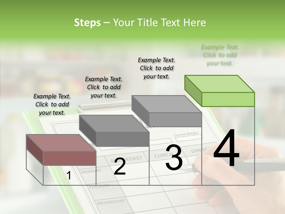 White Background Women Close Up PowerPoint Template