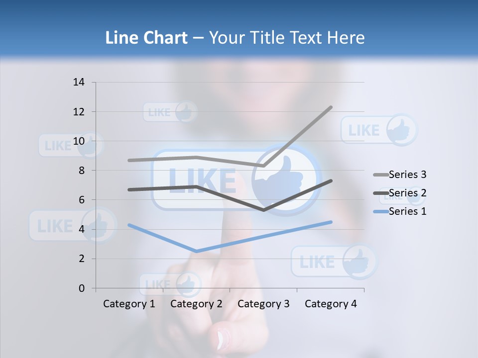 Female Finger Assist PowerPoint Template