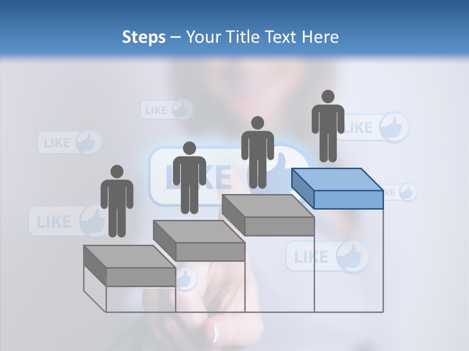 Female Finger Assist PowerPoint Template