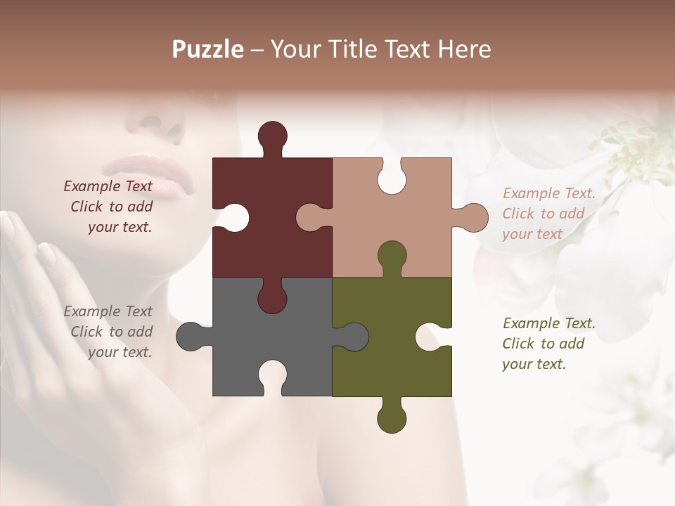 Helping Hand Hand Women PowerPoint Template