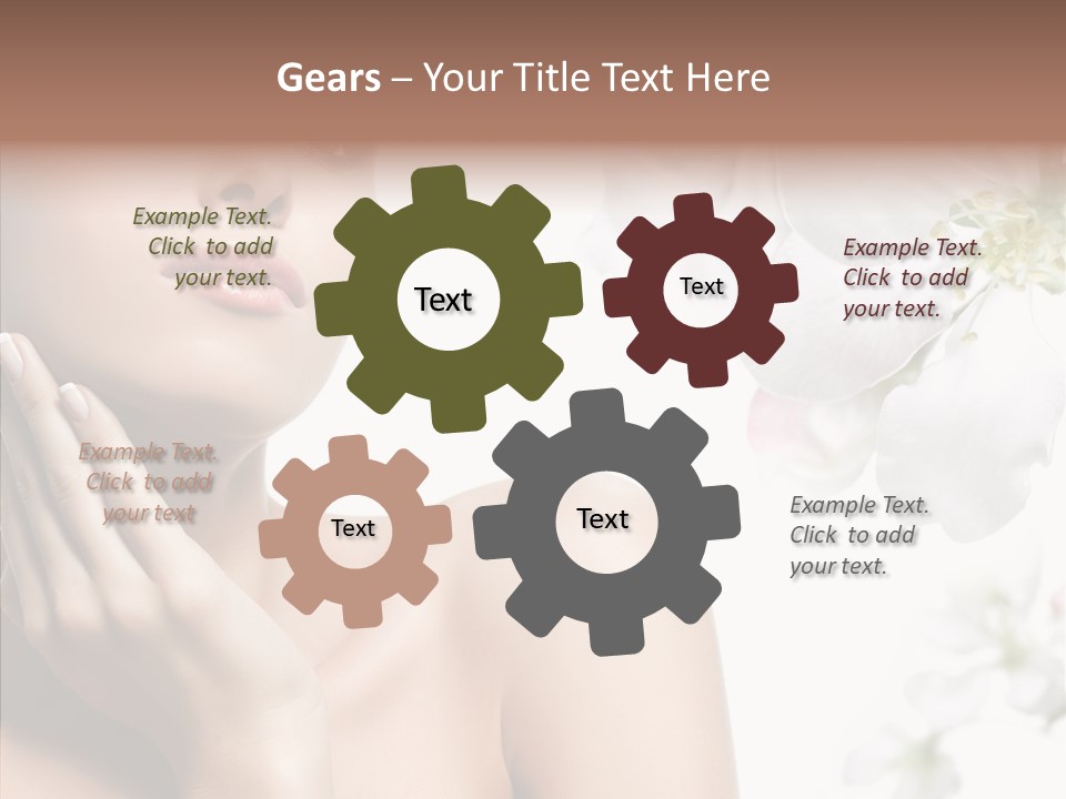 Helping Hand Hand Women PowerPoint Template