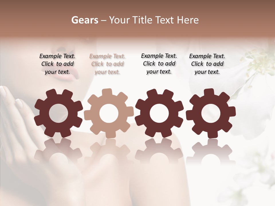 Helping Hand Hand Women PowerPoint Template