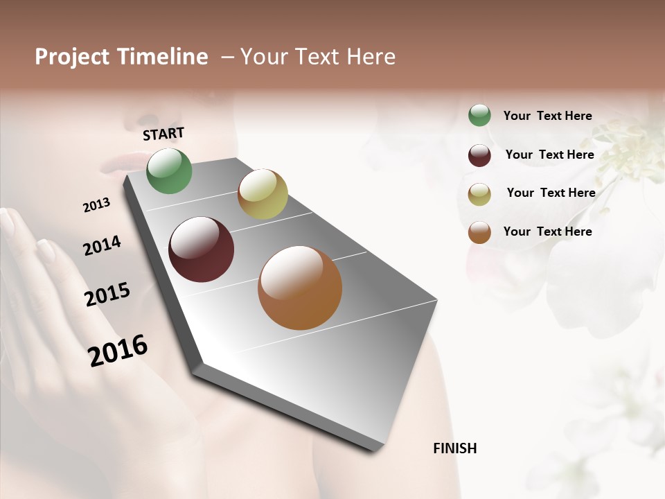 Helping Hand Hand Women PowerPoint Template