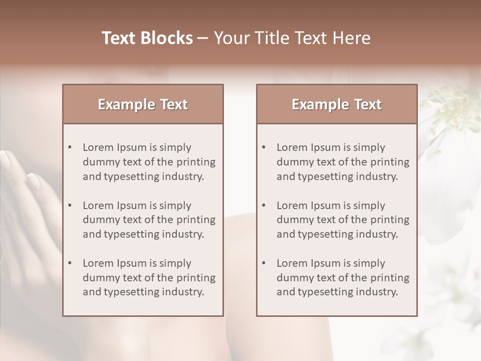 Helping Hand Hand Women PowerPoint Template