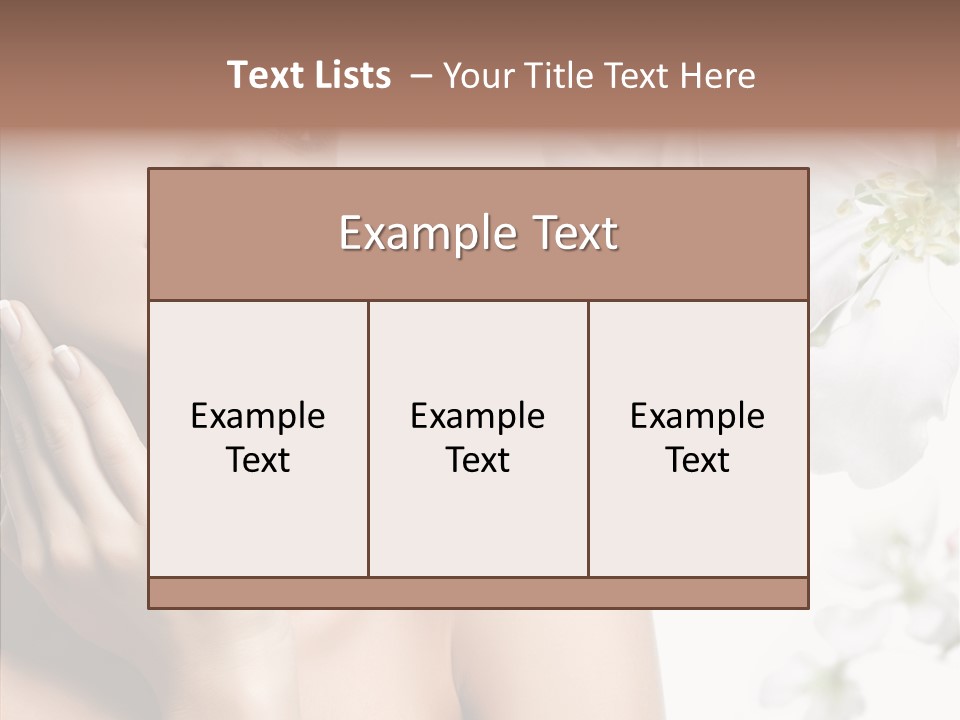 Helping Hand Hand Women PowerPoint Template