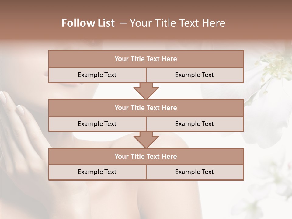 Helping Hand Hand Women PowerPoint Template