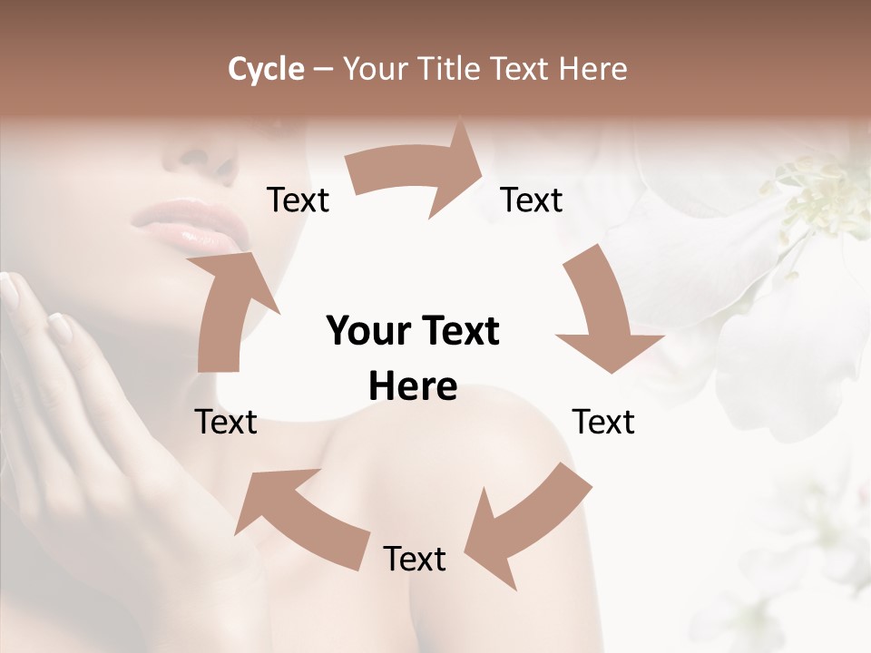 Helping Hand Hand Women PowerPoint Template