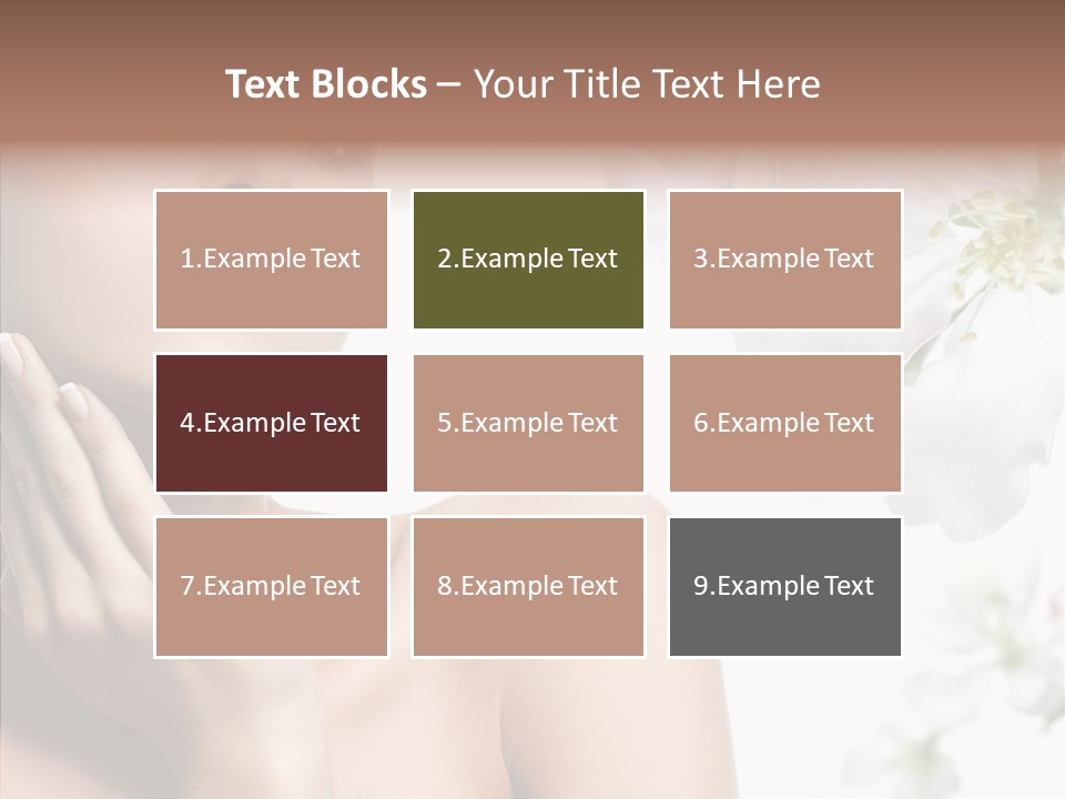 Helping Hand Hand Women PowerPoint Template