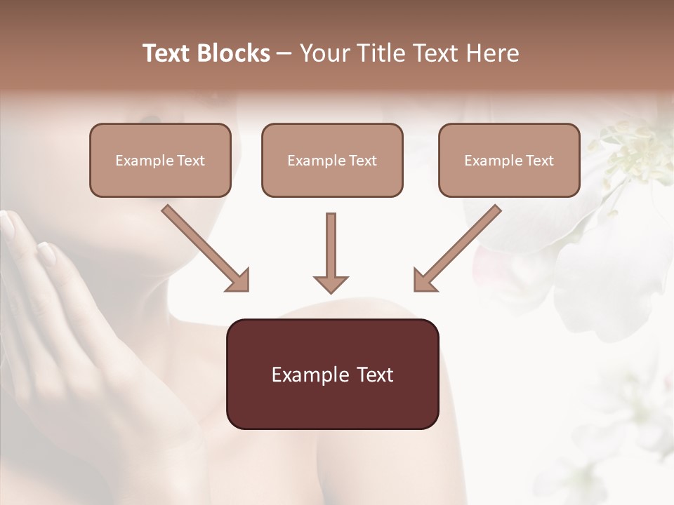 Helping Hand Hand Women PowerPoint Template