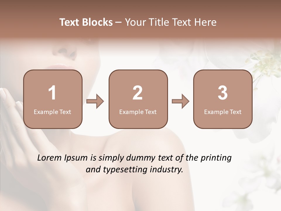 Helping Hand Hand Women PowerPoint Template