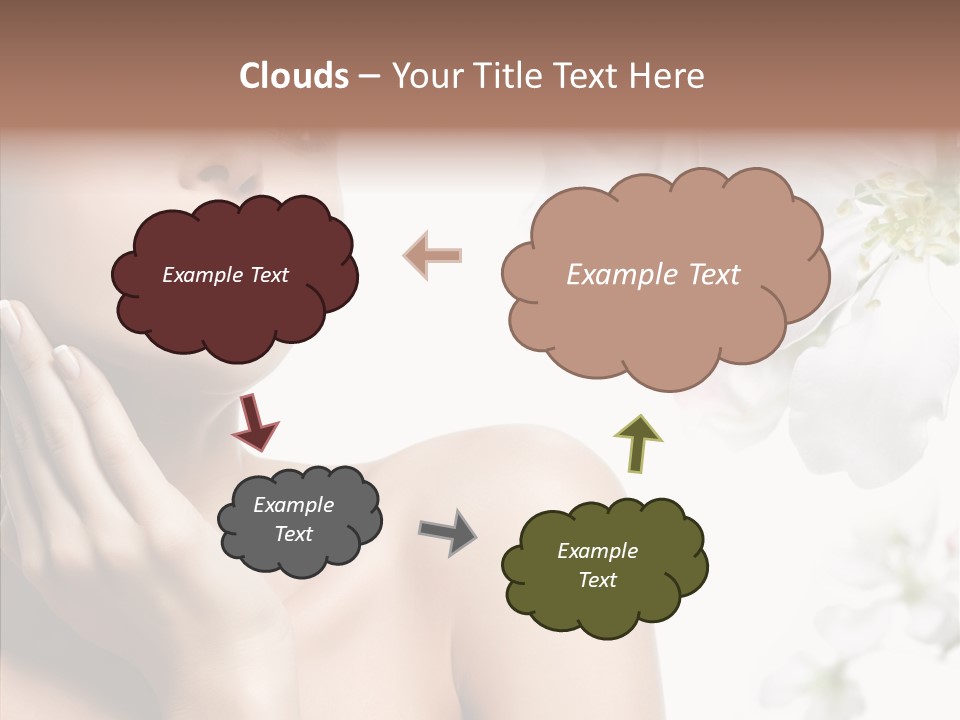 Helping Hand Hand Women PowerPoint Template