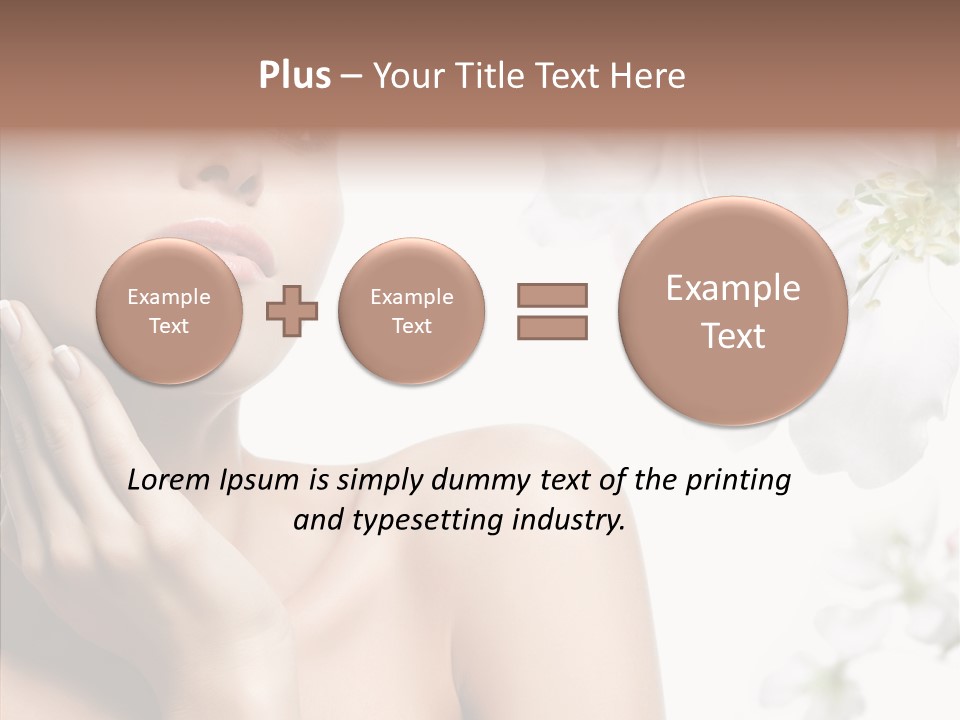 Helping Hand Hand Women PowerPoint Template