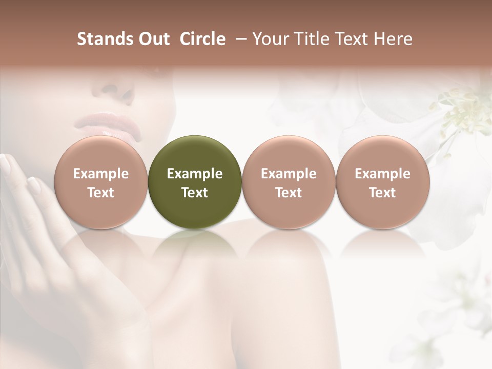 Helping Hand Hand Women PowerPoint Template