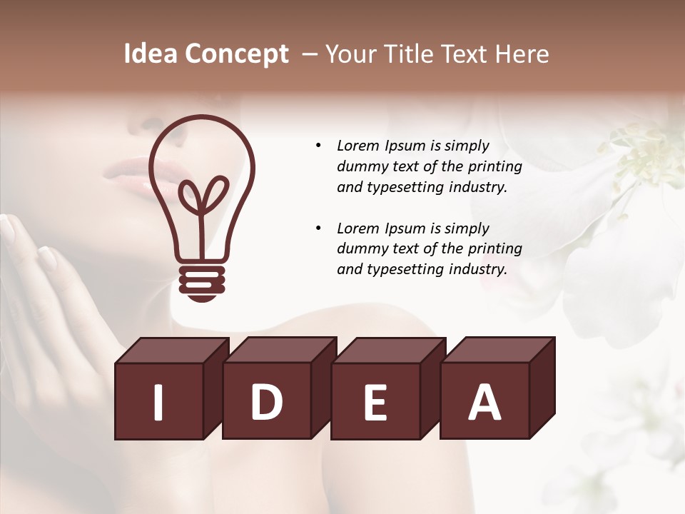 Helping Hand Hand Women PowerPoint Template