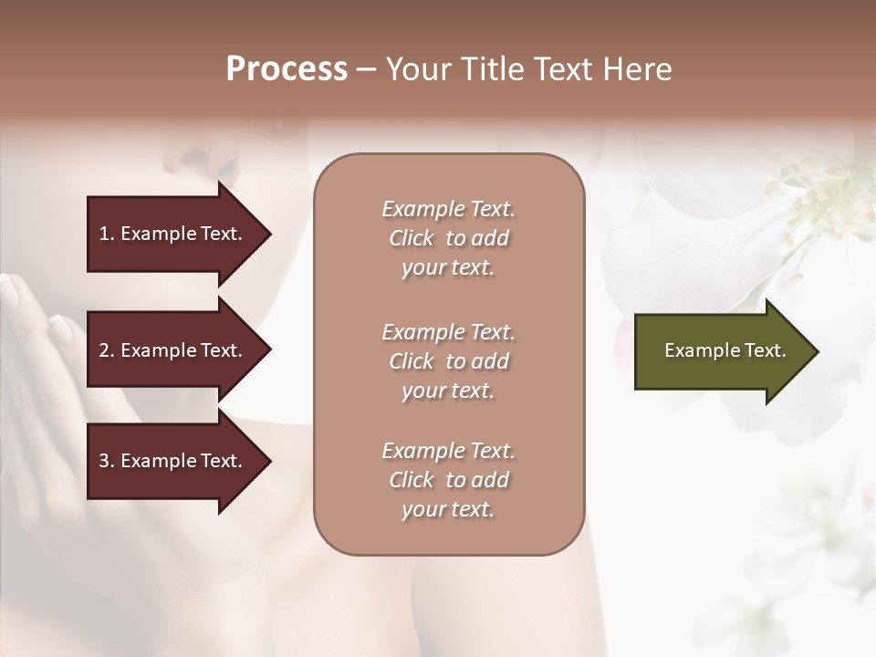 Helping Hand Hand Women PowerPoint Template