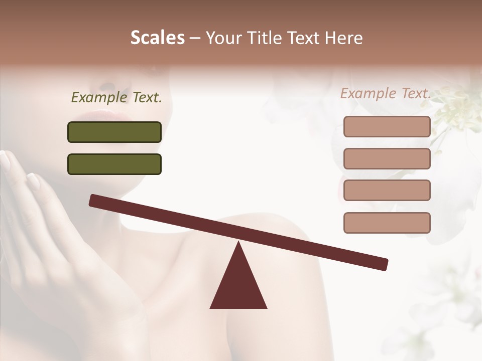 Helping Hand Hand Women PowerPoint Template