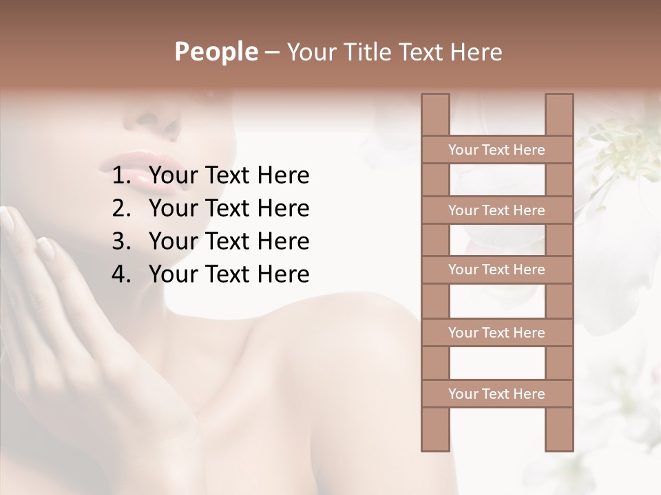 Helping Hand Hand Women PowerPoint Template