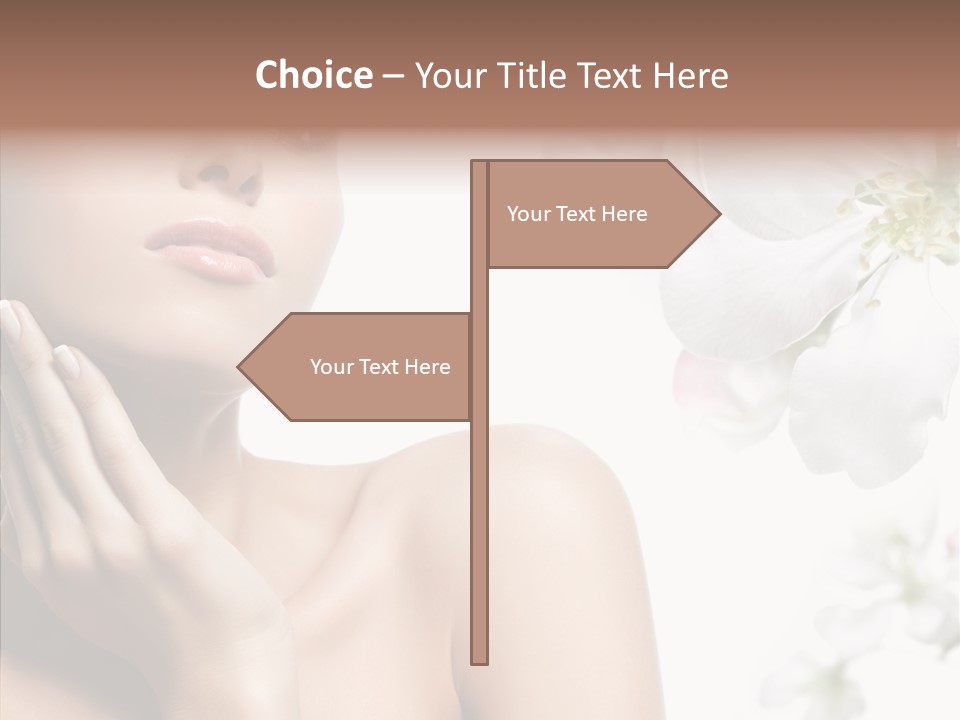 Helping Hand Hand Women PowerPoint Template