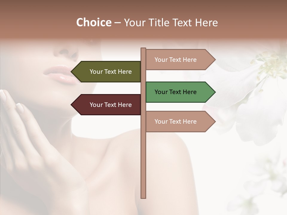 Helping Hand Hand Women PowerPoint Template