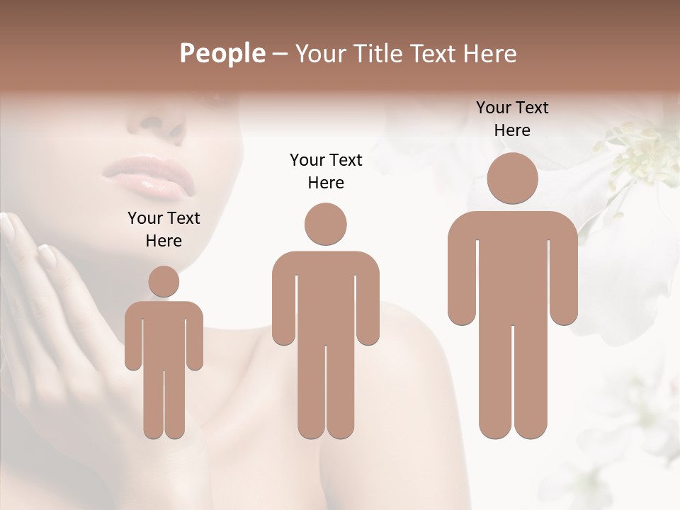 Helping Hand Hand Women PowerPoint Template