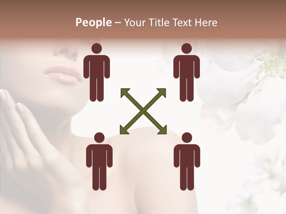 Helping Hand Hand Women PowerPoint Template