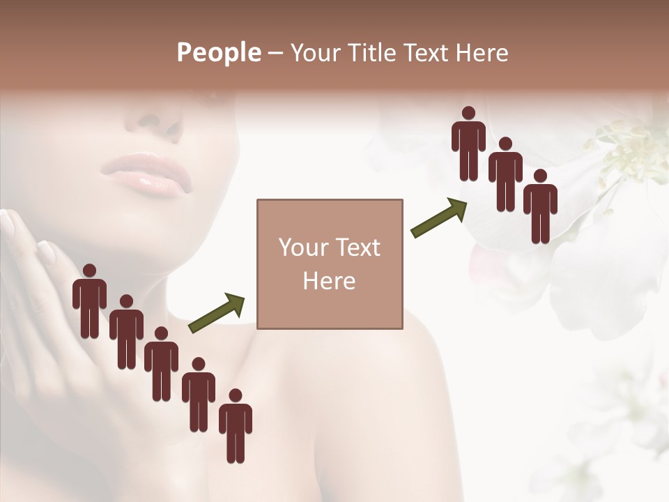 Helping Hand Hand Women PowerPoint Template