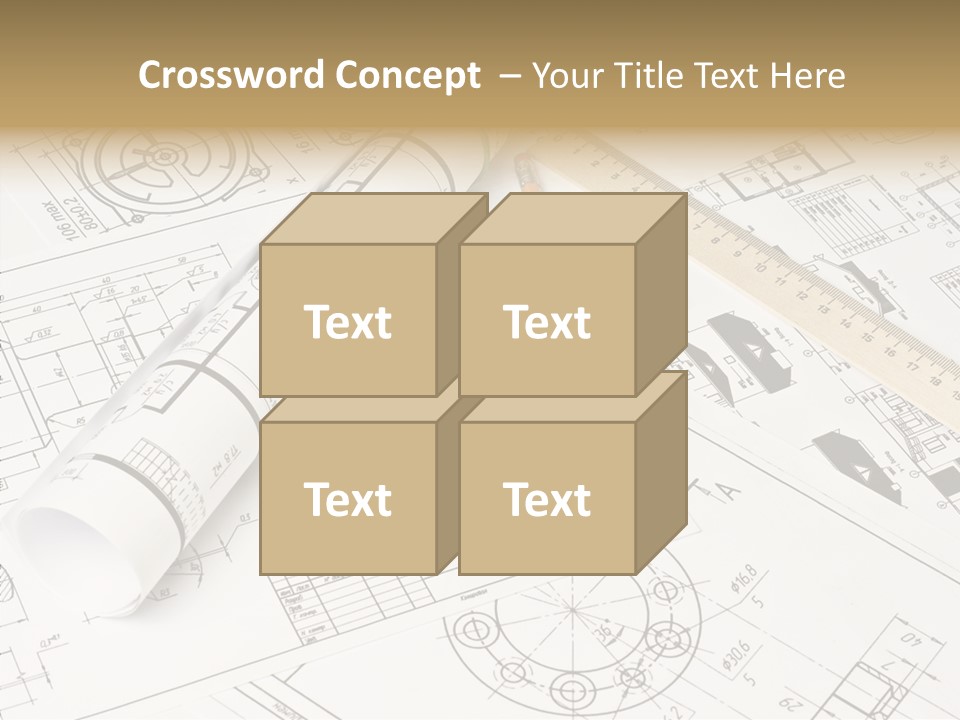 Elderly Finger White Background PowerPoint Template