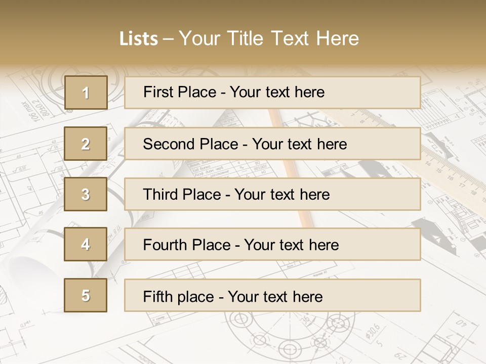 Elderly Finger White Background PowerPoint Template