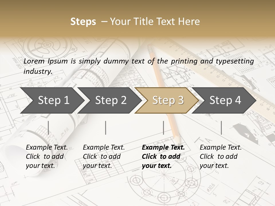 Elderly Finger White Background PowerPoint Template