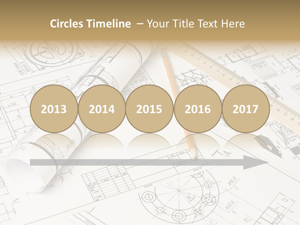 Elderly Finger White Background PowerPoint Template