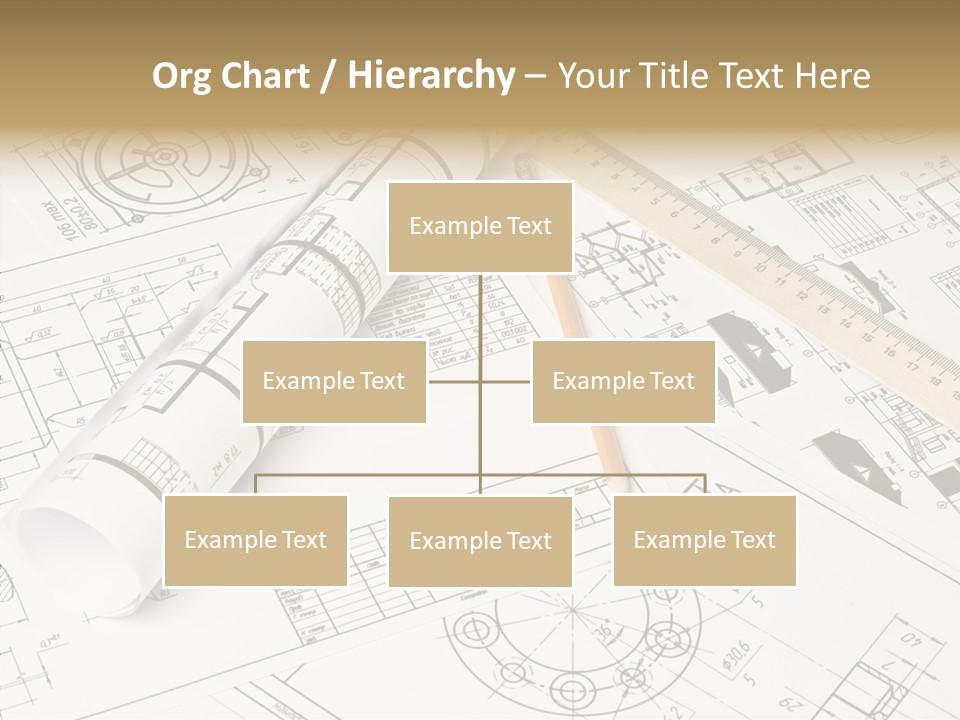 Elderly Finger White Background PowerPoint Template
