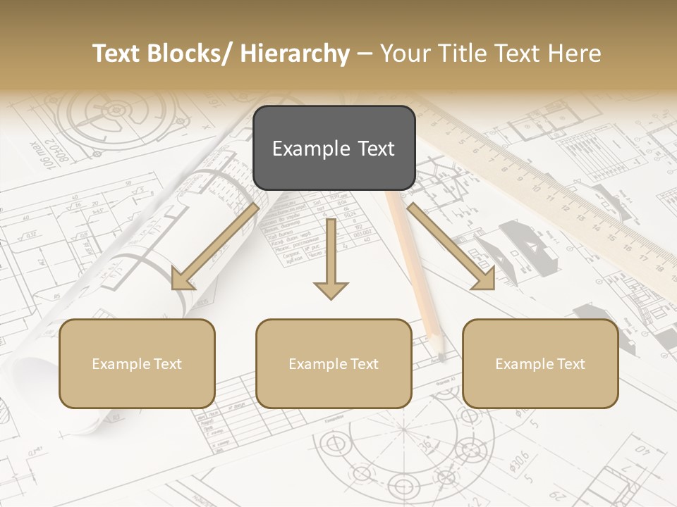 Elderly Finger White Background PowerPoint Template