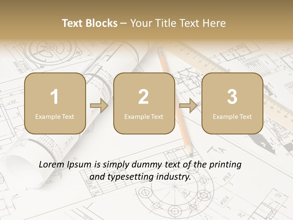 Elderly Finger White Background PowerPoint Template