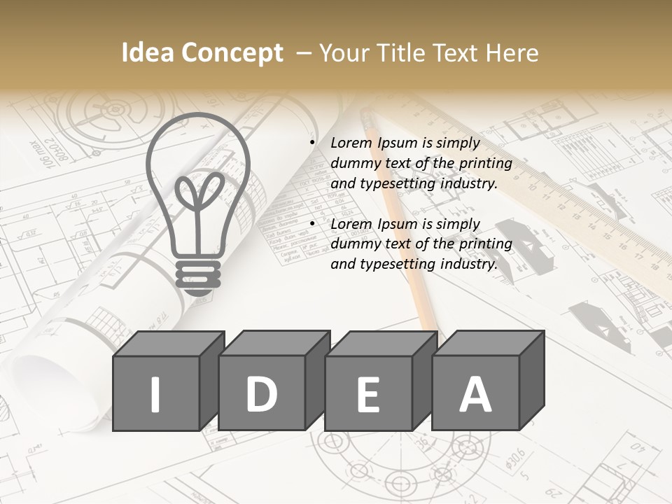 Elderly Finger White Background PowerPoint Template