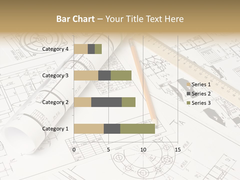 Elderly Finger White Background PowerPoint Template