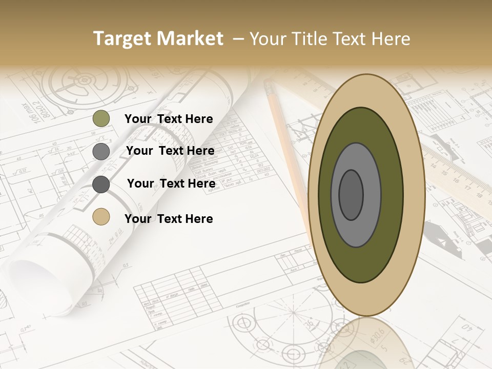 Elderly Finger White Background PowerPoint Template