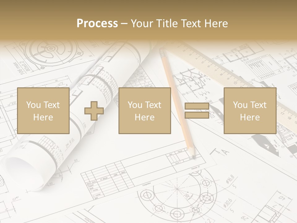 Elderly Finger White Background PowerPoint Template