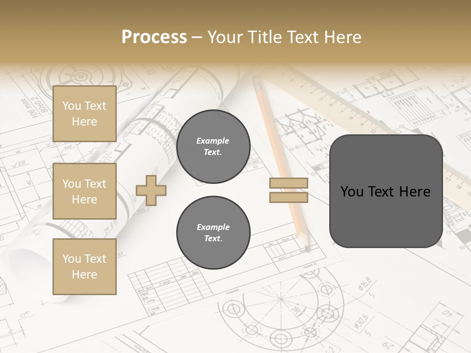 Elderly Finger White Background PowerPoint Template