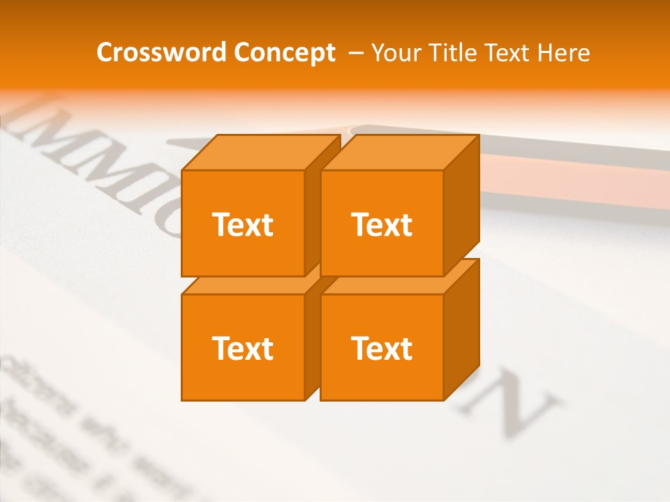 Assistance White Assist PowerPoint Template