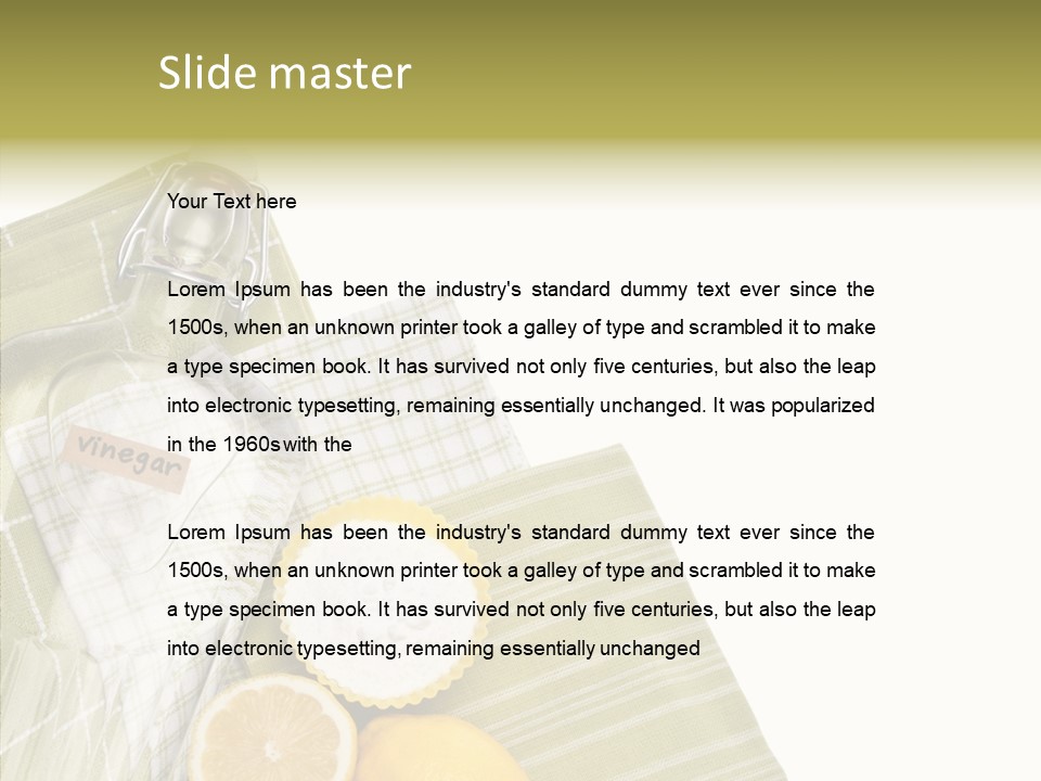 White White Background Hold PowerPoint Template