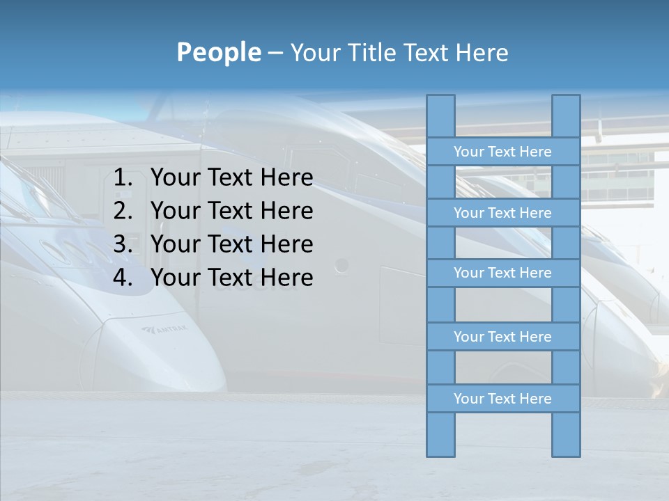 Senior  Finger White Background PowerPoint Template